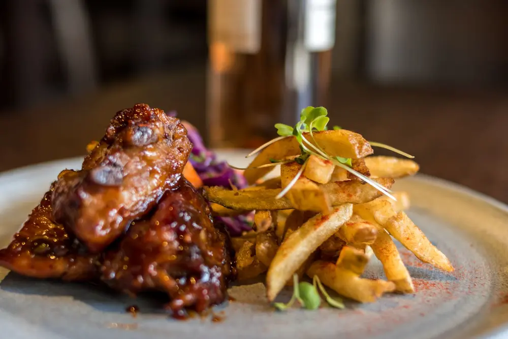 Costillas BBQ-cerveza